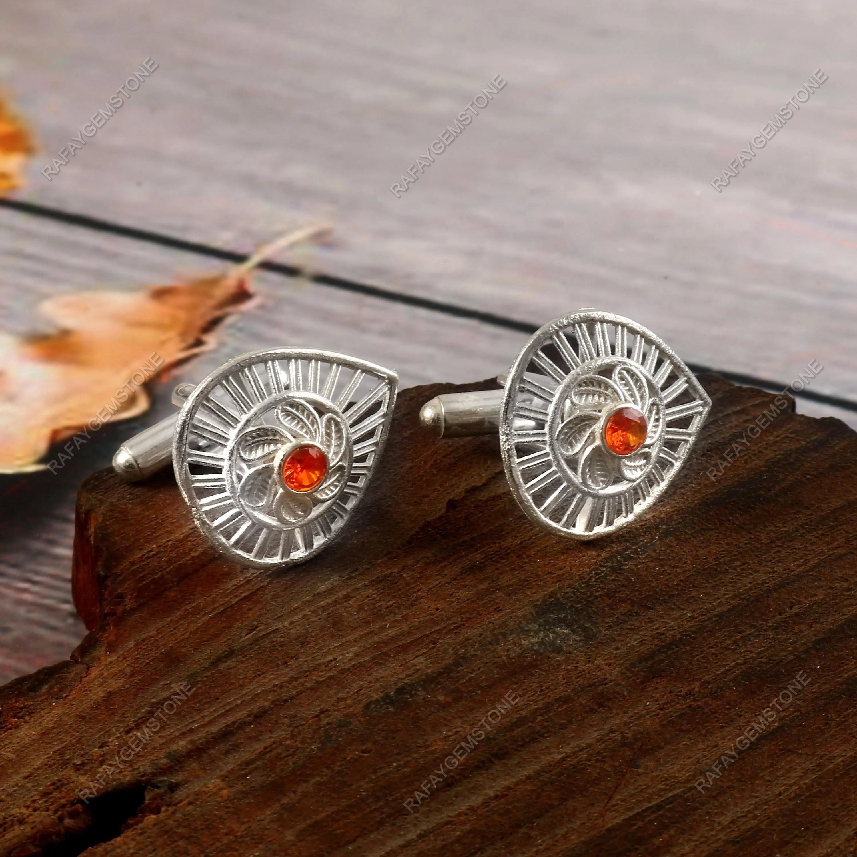 ABC Classic Men's Cufflinks – Elegant Shirt Accessories for Formal Wear, CL46